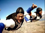 qt video of skydiving stunts for ING, Germany